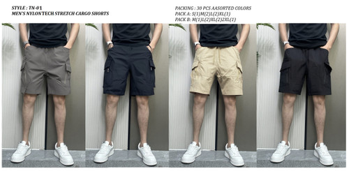 MEN'S NYLON STRETCH SHORTS TN-01