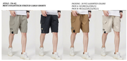 MEN'S NYLON STRETCH SHORTS TN-02