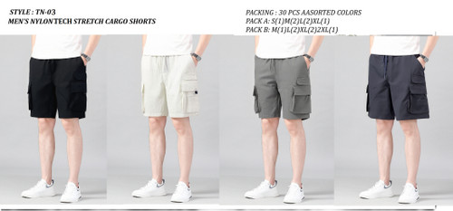MEN'S NYLON STRETCH SHORTS TN-03