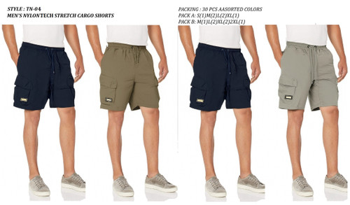 MEN'S NYLON STRETCH SHORTS TN-04