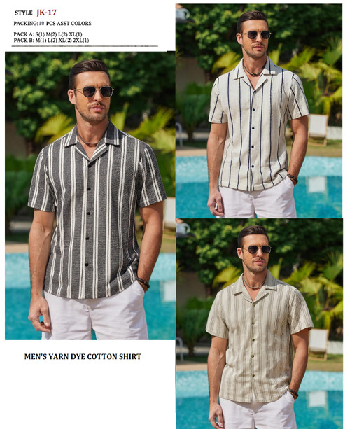 MEN'S FASHION PRINTED SHIRT JK-17