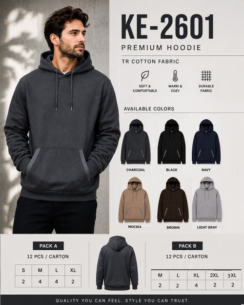 MEN'S TR FABRIC PULLOVER KE2601