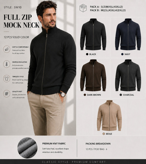 MEN'S LIGHTWIGHT ACRILYC SWEATER