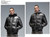 MEN'S PU JACKET WITH FLEECE HOODIE DA212