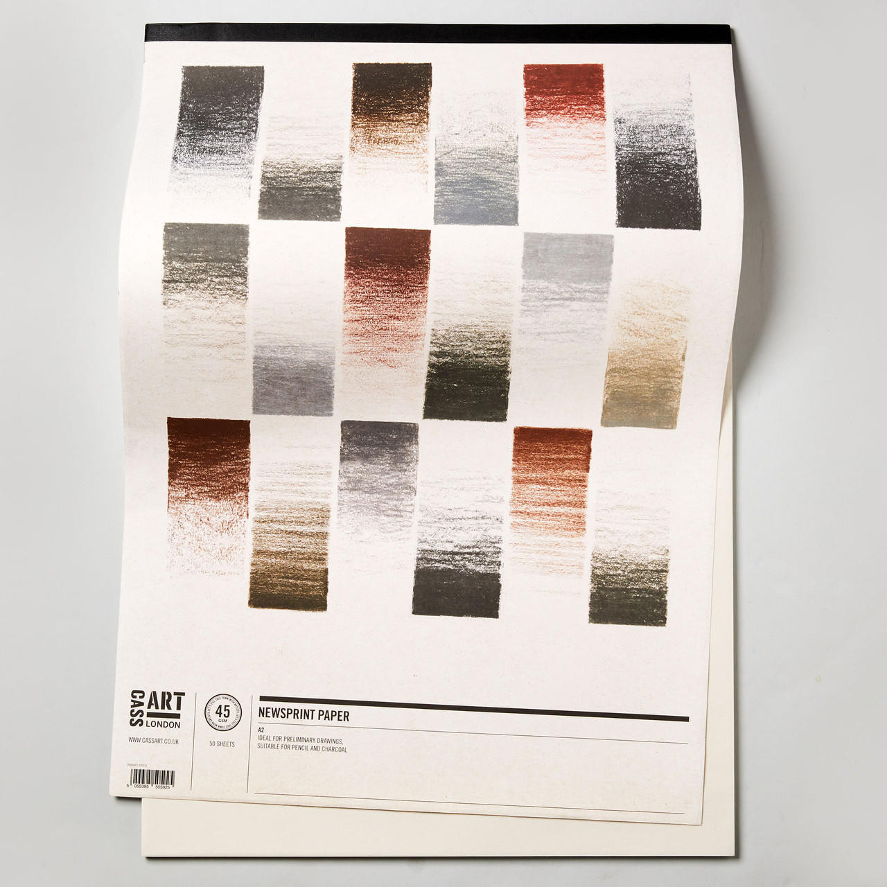 Cass Art Newsprint Paper Pad 50 Sheets 45gsm A2 Cass Art
