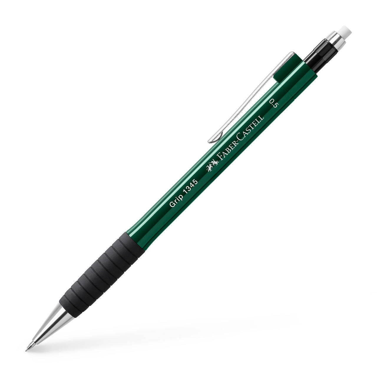 筆記具 faber-castell 882 green-stripes B-nib Faber-Castell Grip Mechanical Pencil Green 0.5mm Lead | Cass Art