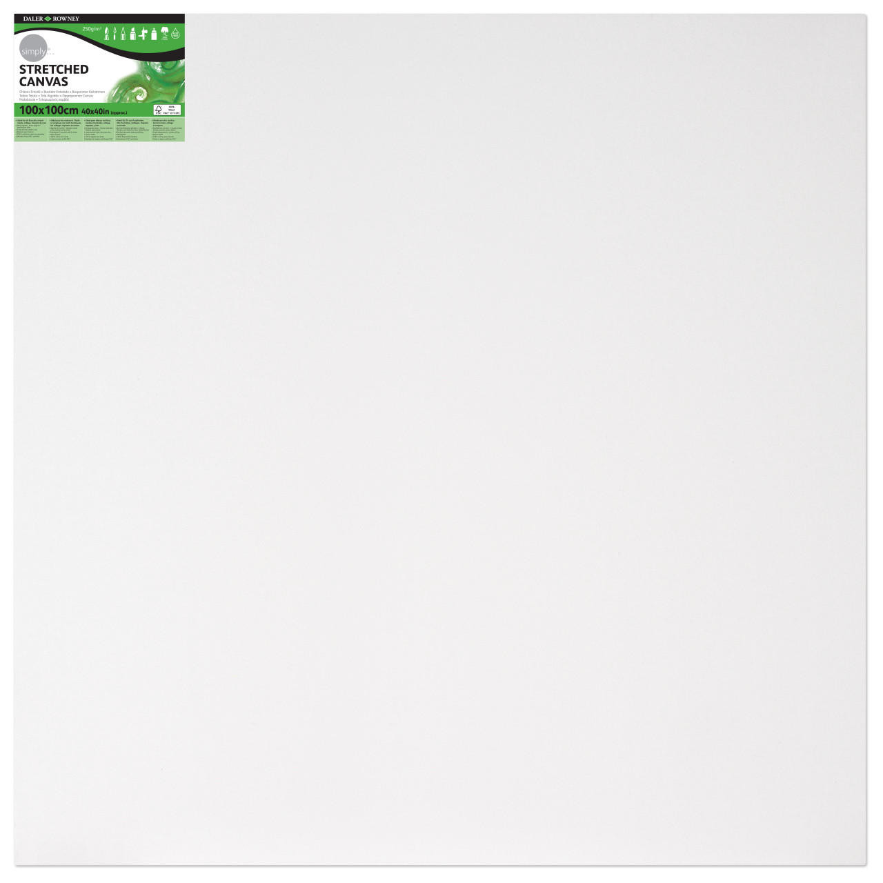 Daler Rowney Simply Cotton Canvas 100 x 100cm Cass Art