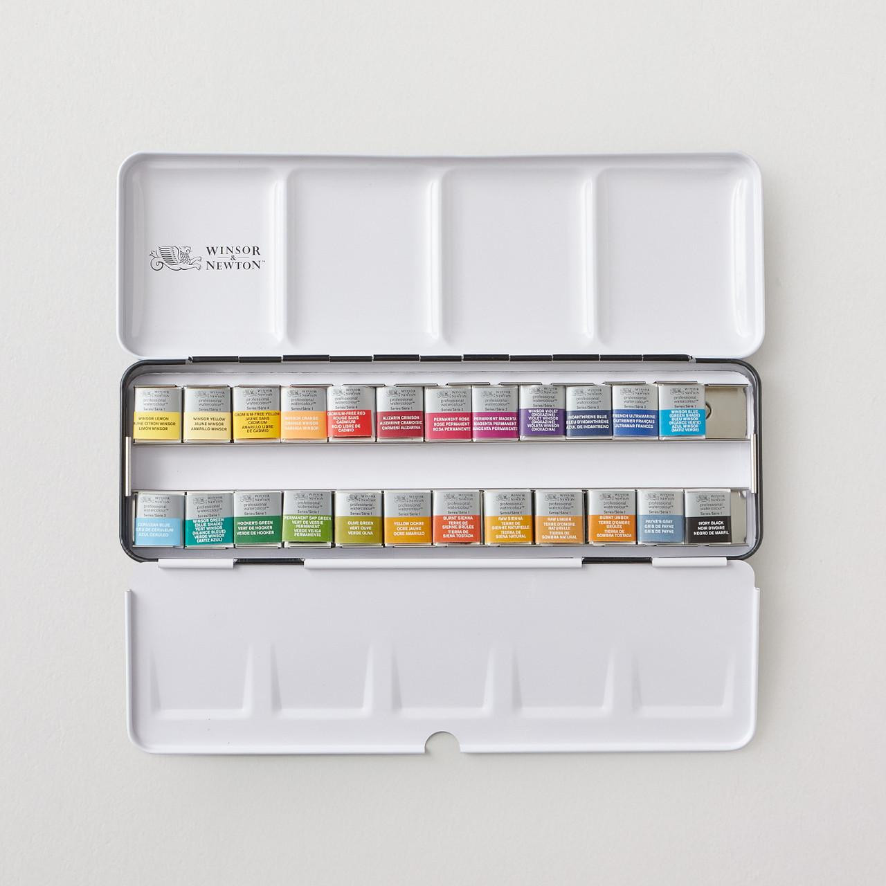 Winsor & Newton Professional Watercolour Lightweight Metal Box