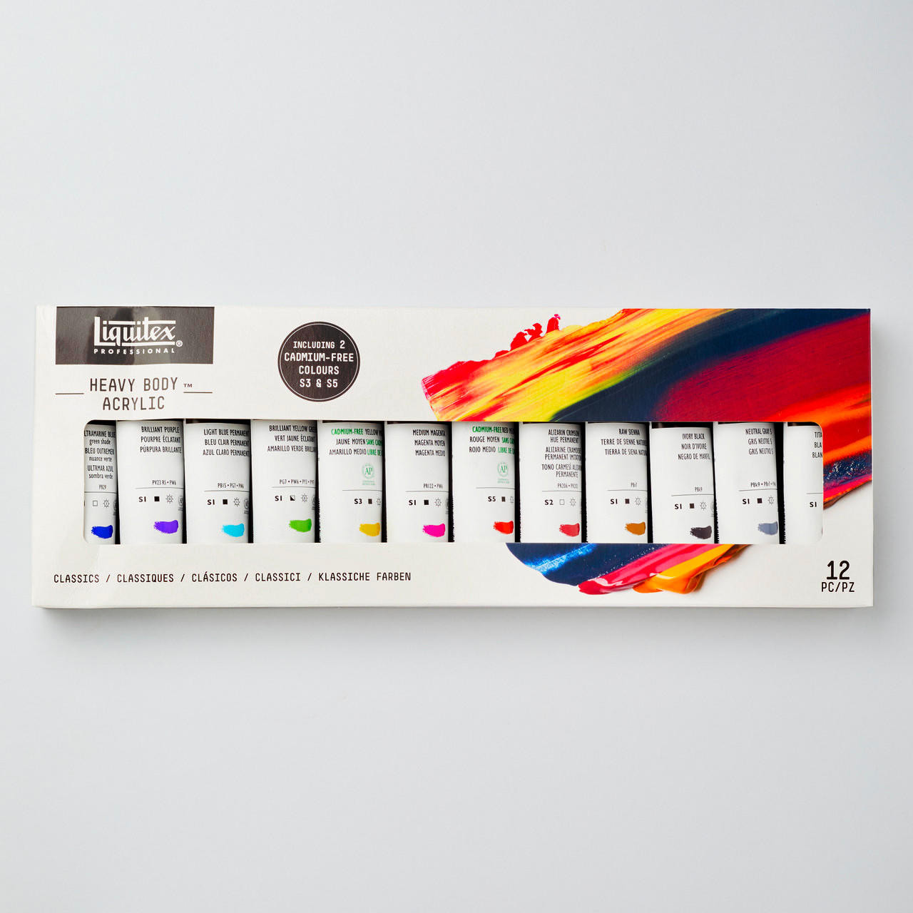 Set de peinture acrylique Iridescentes 6x59ml - Liquitex Heavy