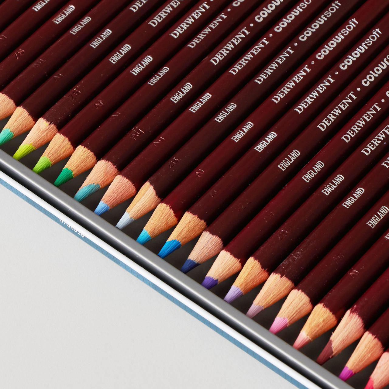 DERWENT COLOURSOFt 36色セット Derwent Coloursoft Tin Set of 36 | Cass Art