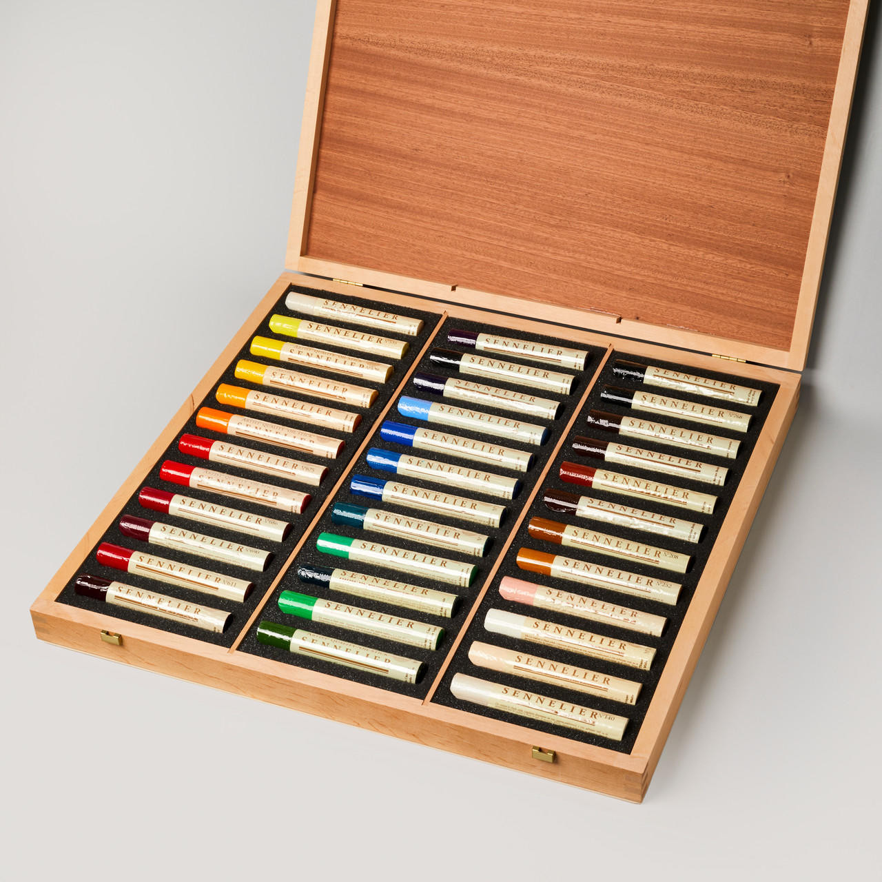 Sennelier Oil Stick Wooden Box Assorted Colours 38ml Set of 36