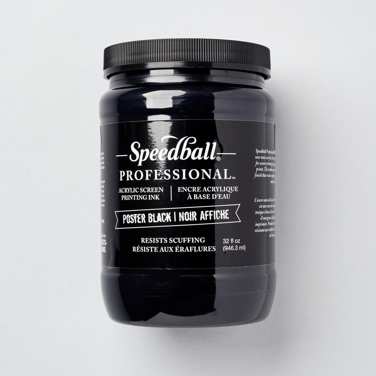 Speedball Fabric Screen Printing Ink 8 oz Jar - Black