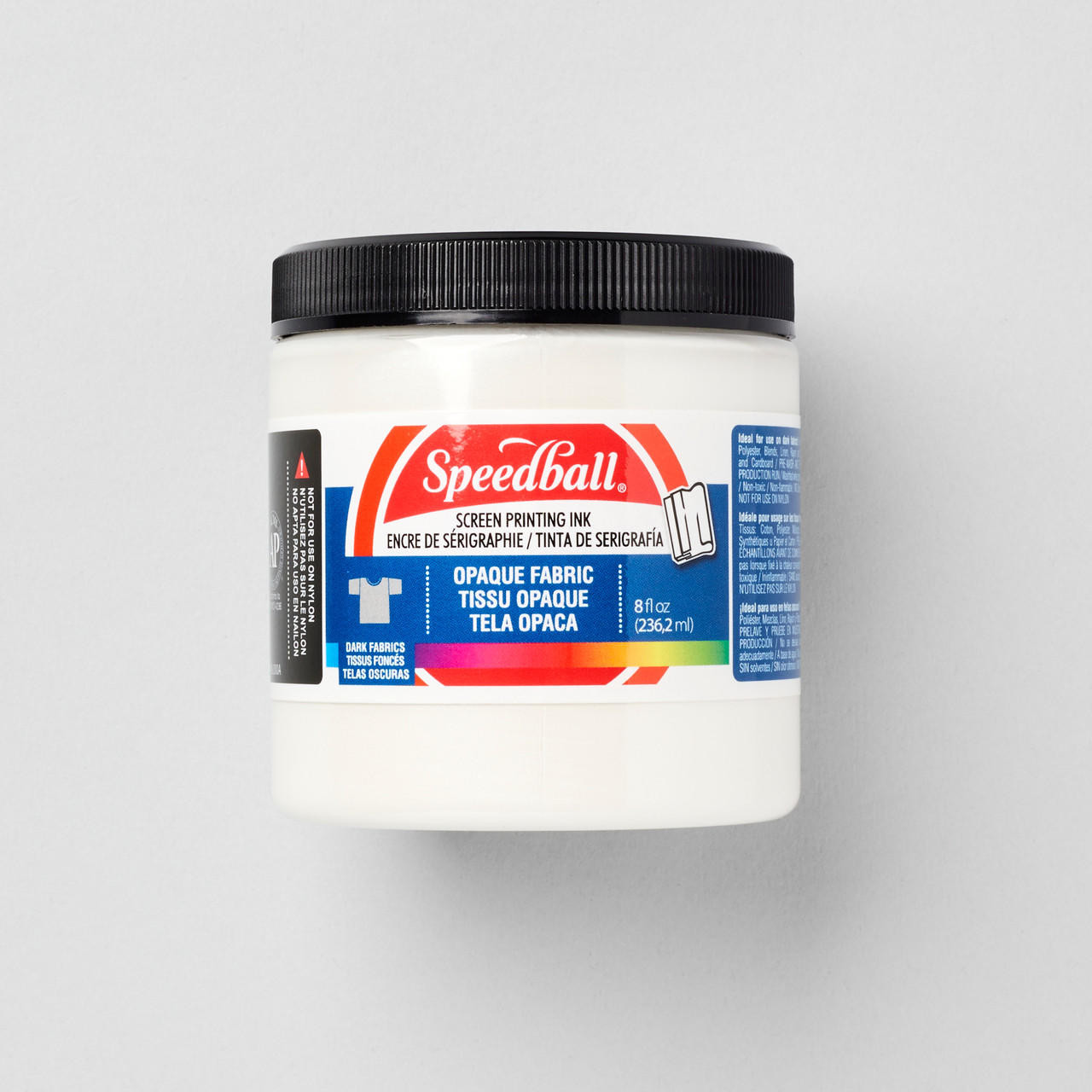 Speedball 8 oz Fabric Screen Printing Ink - White