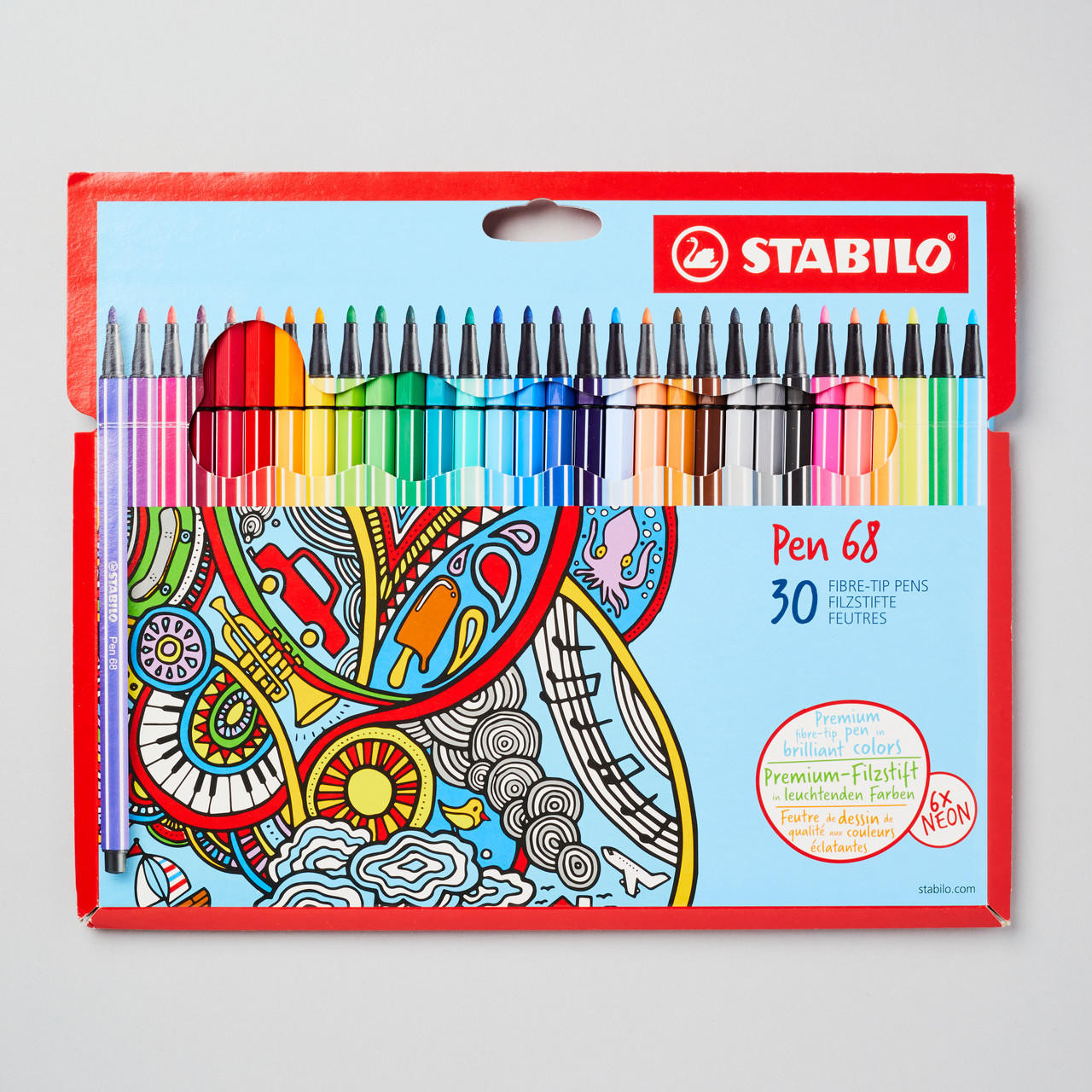 STABILO Pen 68 Set of 30