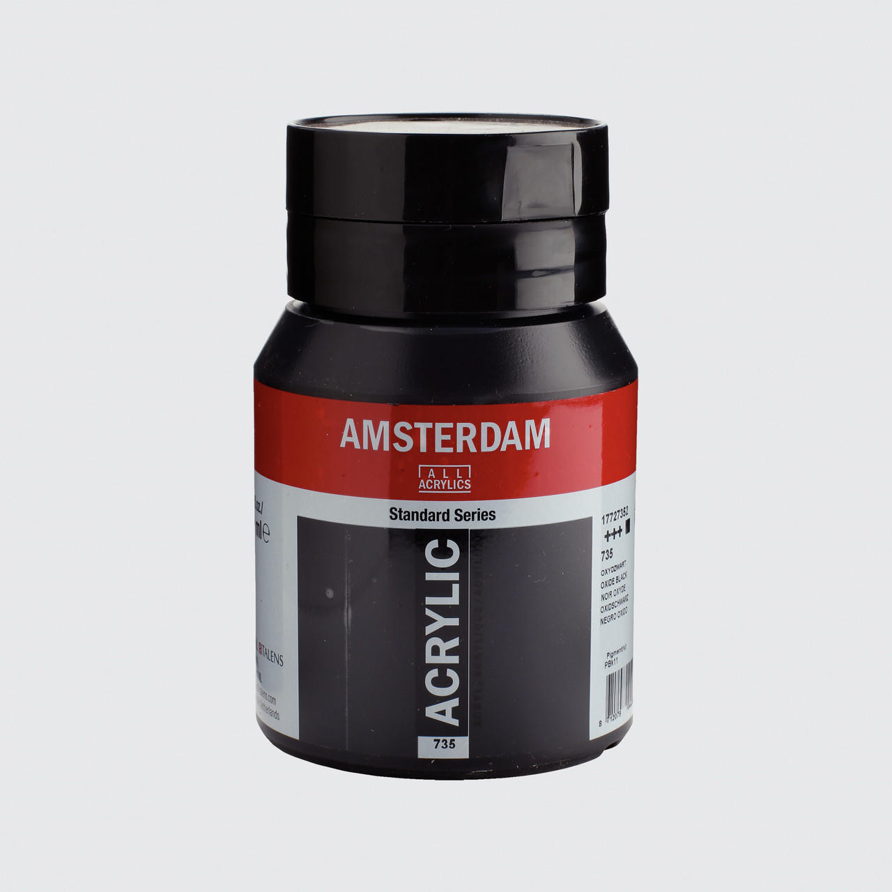 Amsterdam Acrylics Standard Series 500ml Oxide Black