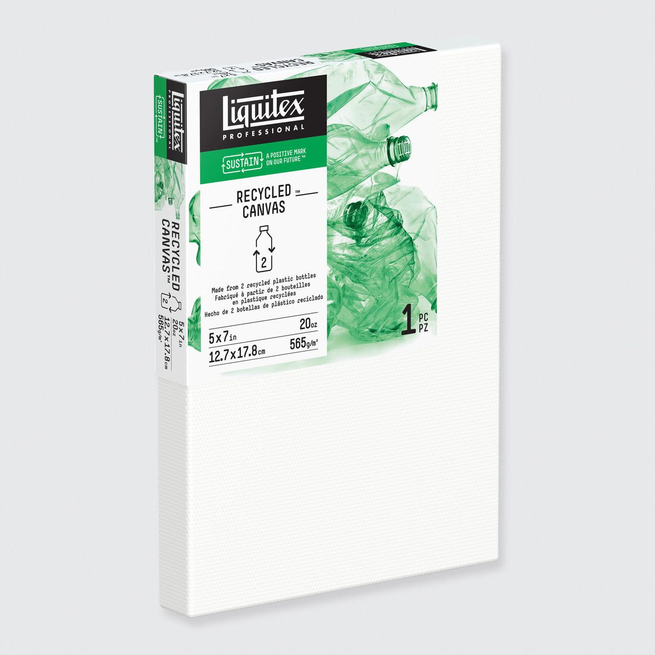 Liquitex Recycled Plastic Canvas Traditional 5 x 7 inches White