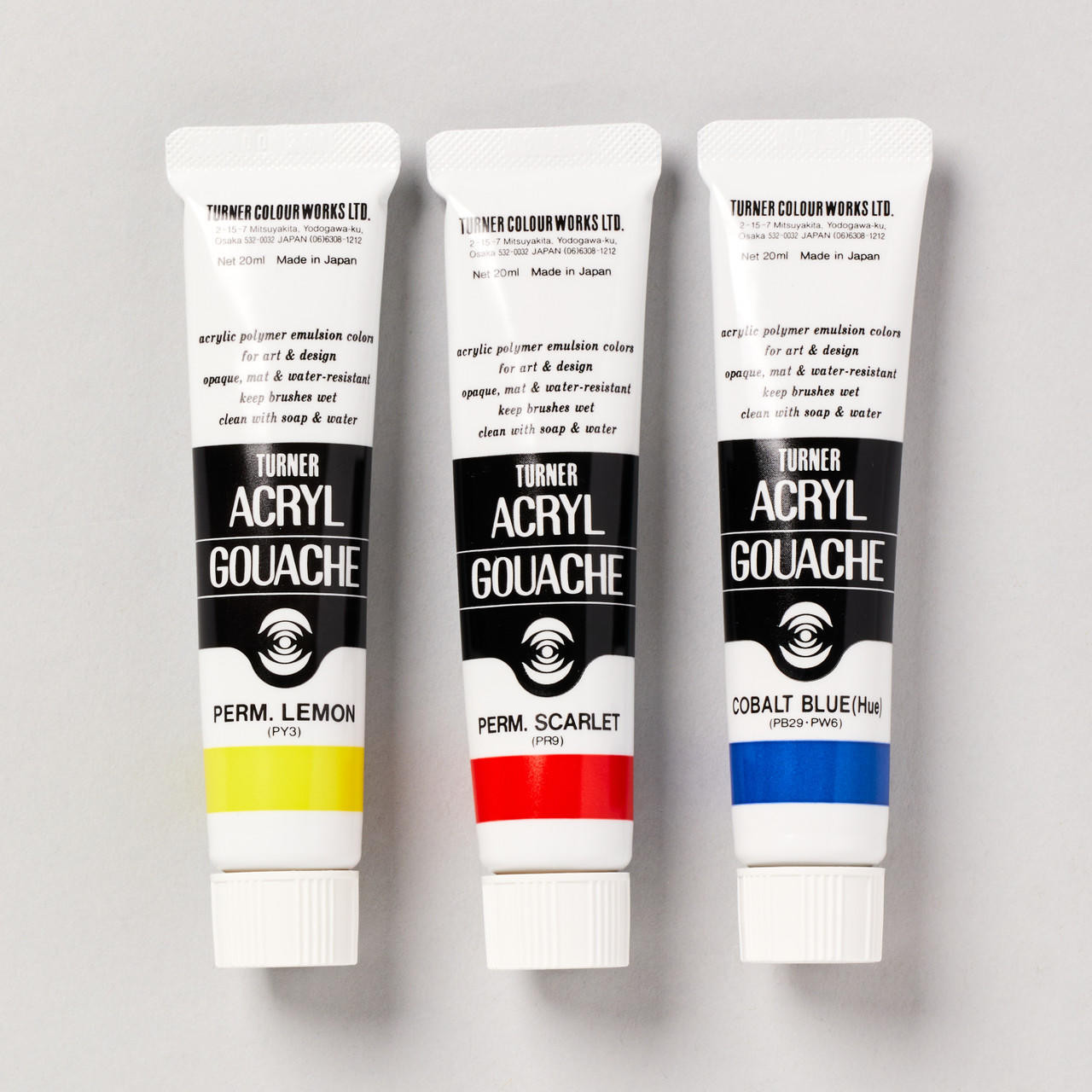 Turner Colour Works Acryl Gouache Artist Acrylics - Soft Formula - 500 ml  Bottle - White 