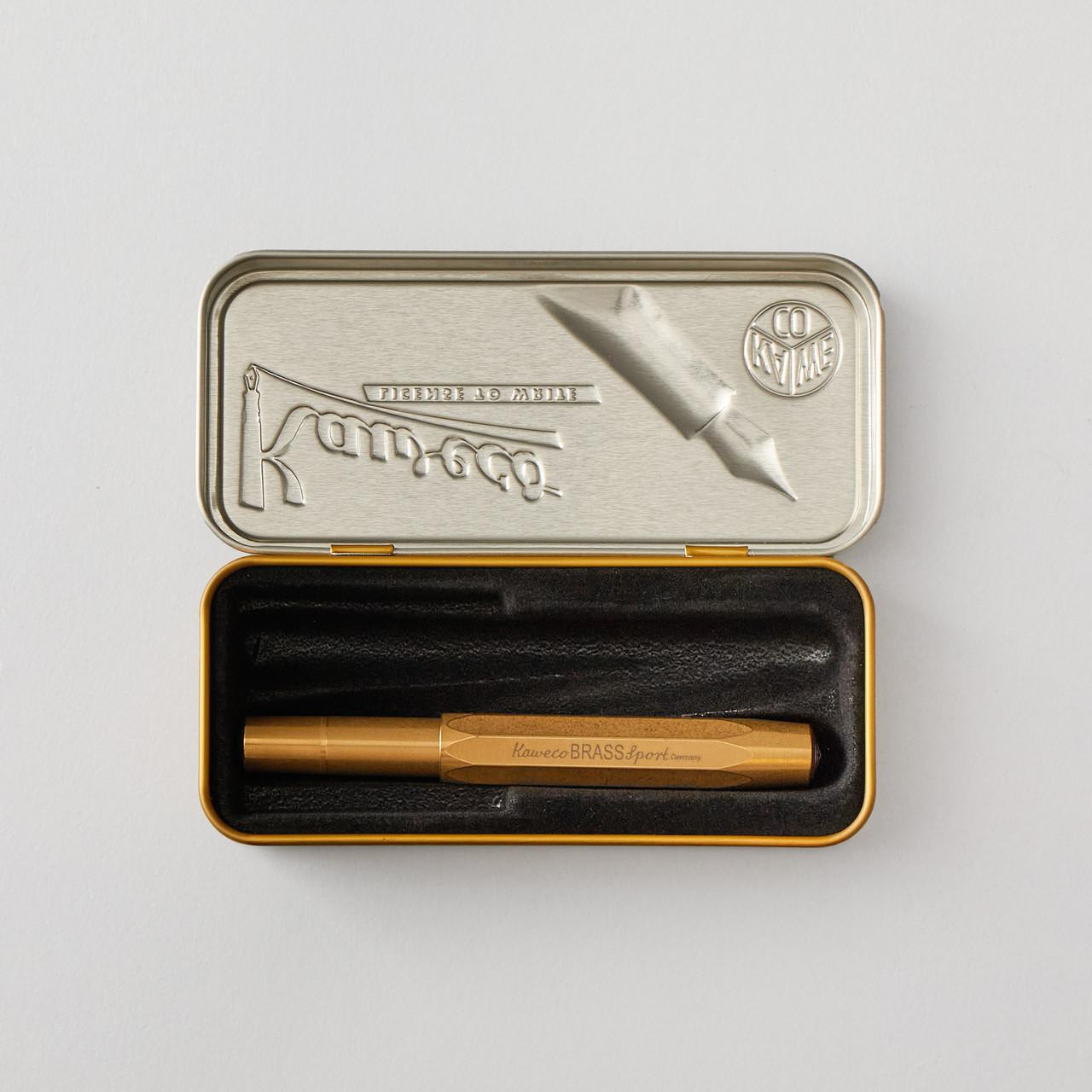 Kaweco Brass Sport Fountain Pen M | Cass Art