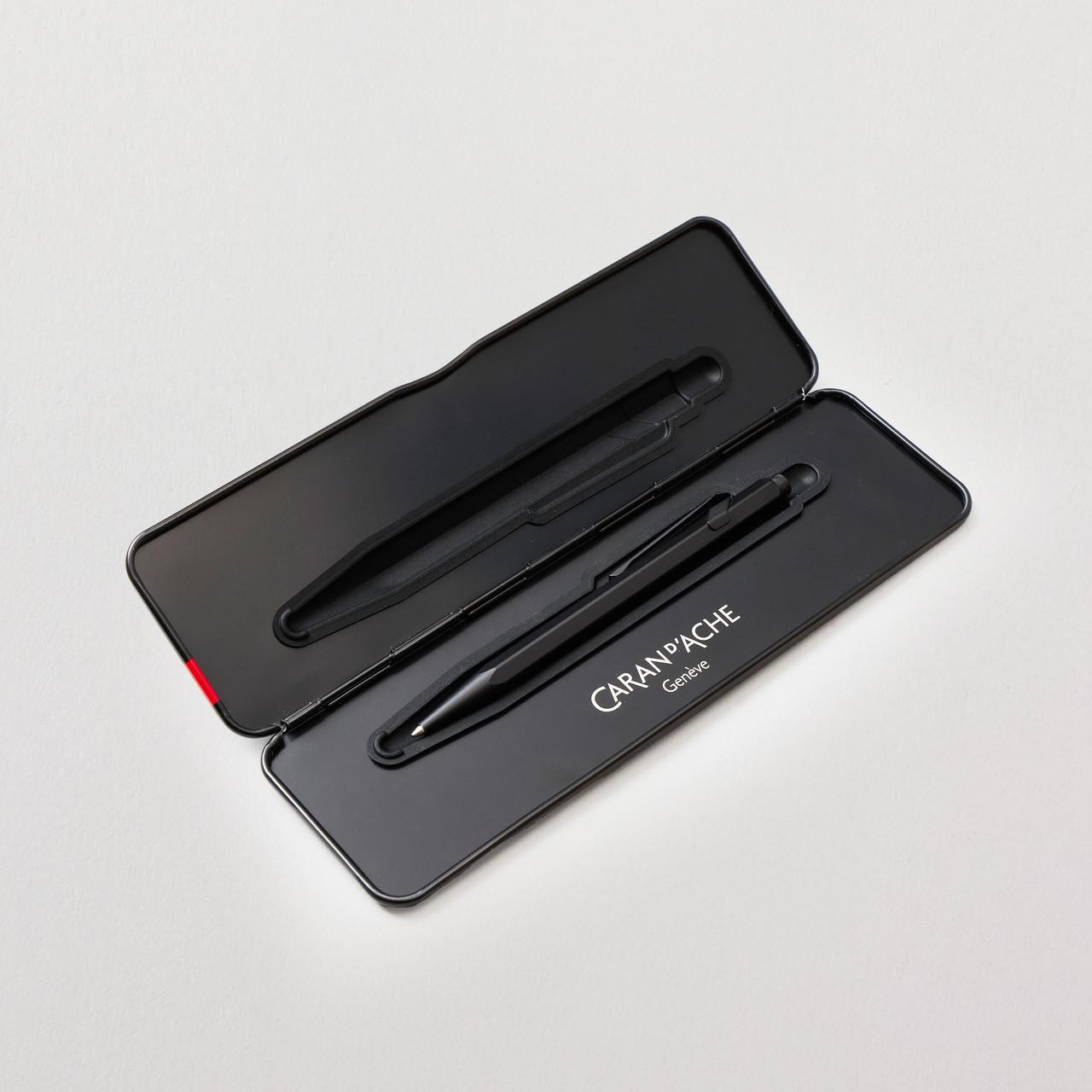 Caran D'ache 849 Ballpoint Pen in Slimpack Black Code | Cass Art