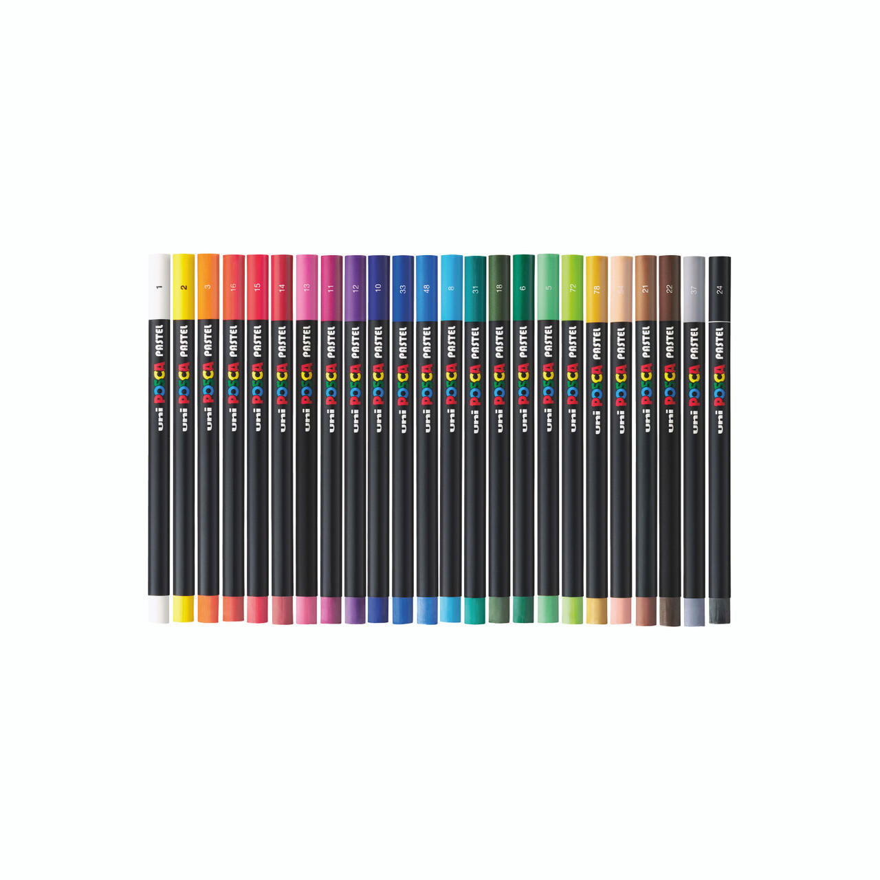 Posca Pastels – 24 colors set - Coloring pencils - Coloring Supplies - Live  in Colors