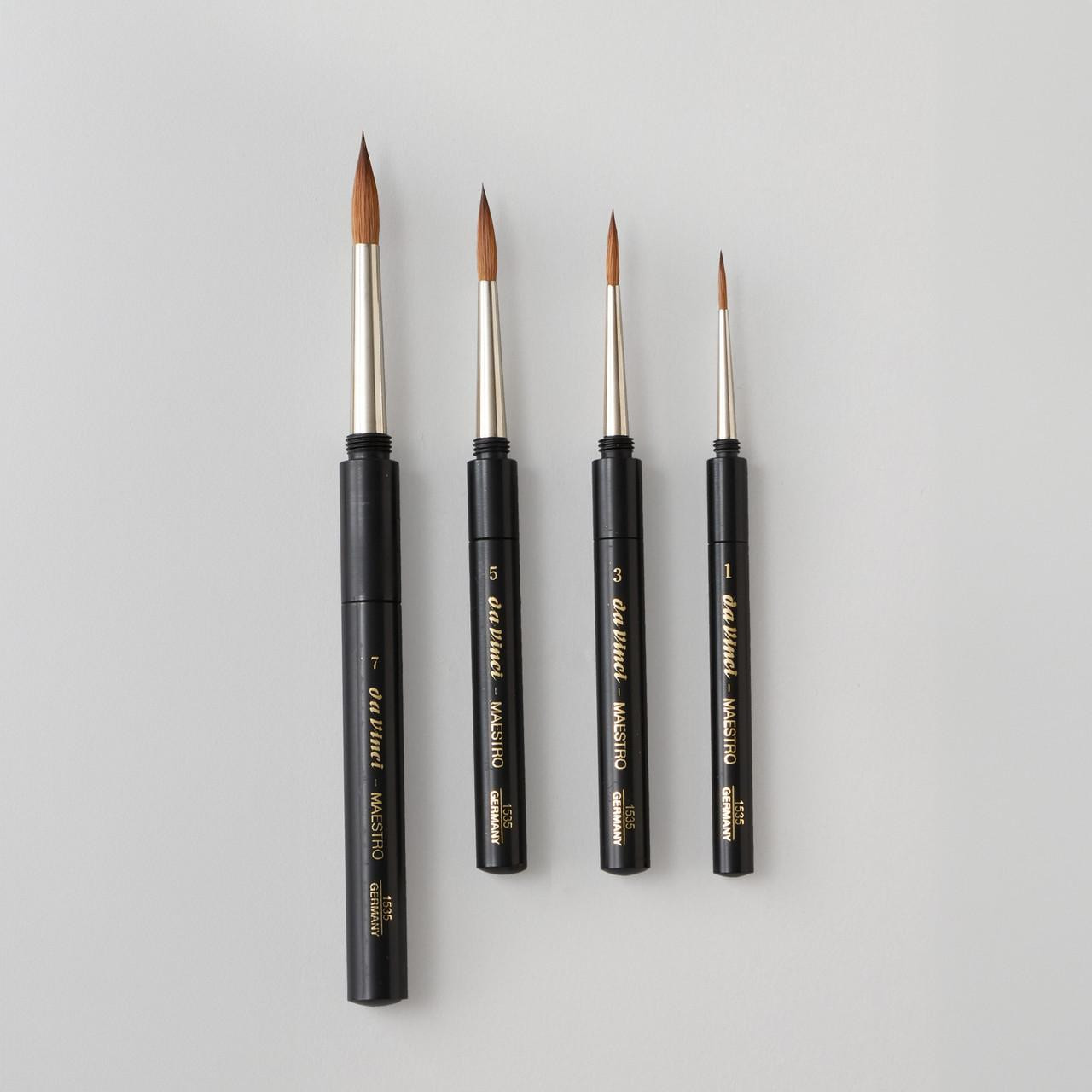 Da Vinci Maestro Kolinsky Sable Watercolour Round Travel Brush