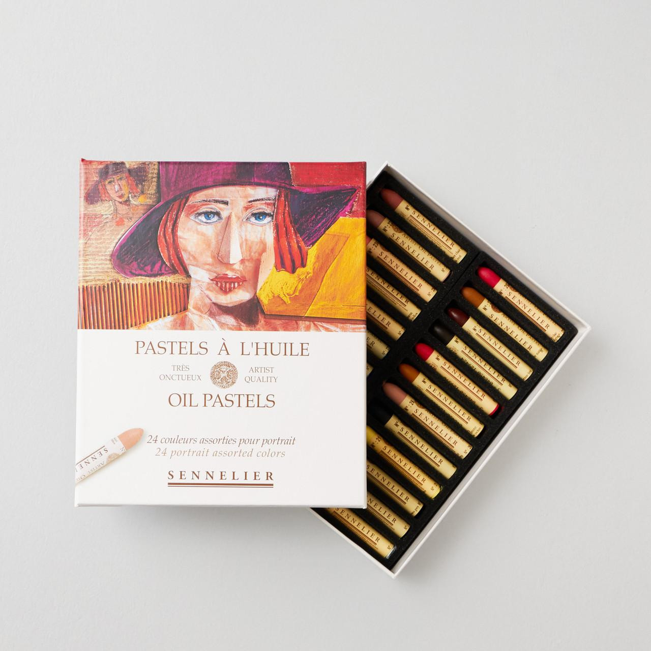 Sennelier Artists' Classic Oil Pastel Portrait Colours Set of 24