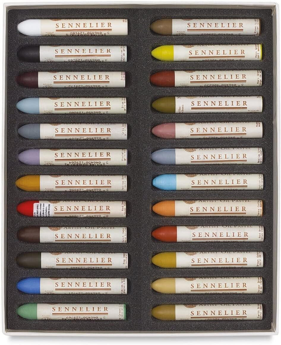Sennelier Artists' Classic Oil Pastel Still Life Colours Set of 24