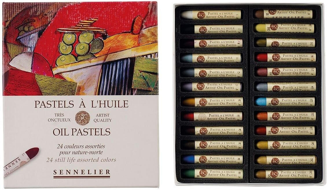 Sennelier Artists' Classic Oil Pastel Still Life Colours Set of 24
