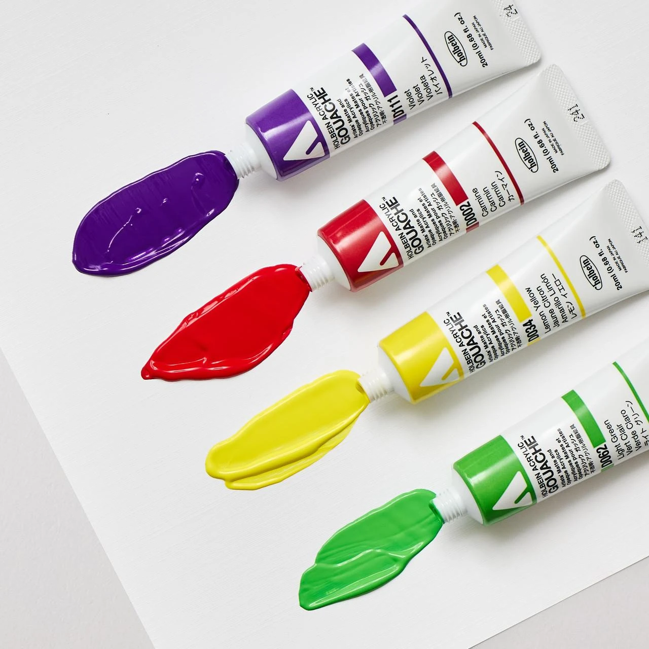 Lot De 12 Tubes Gouache Holbein - 15ml - Printemps - Neuf