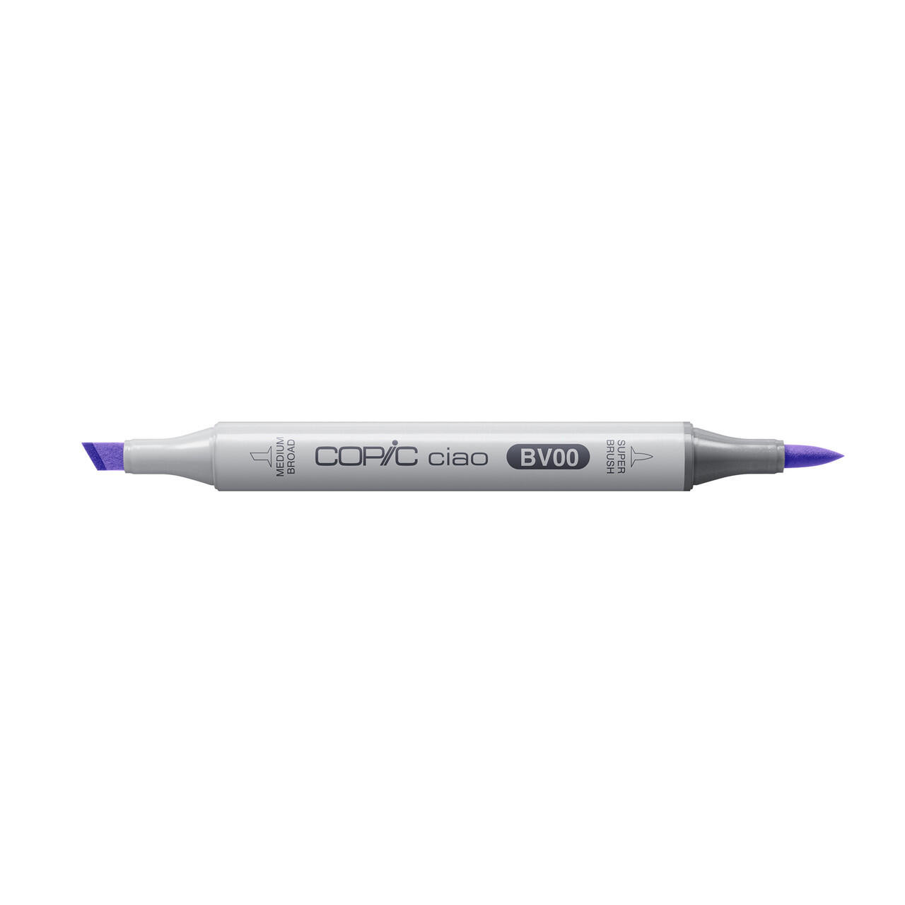 COPIC Sketch Marker BV00 Mauve Shadow – Künstler-Marker Mit Pinselspitze, Nachfüllbar, 322 Farben Erhältlich