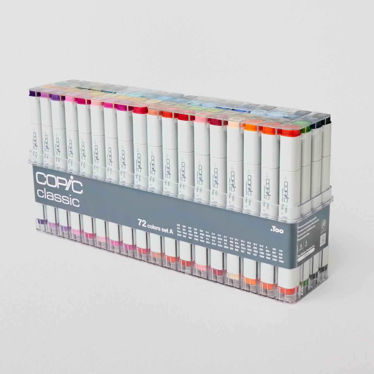 Copic Classic Markers Set A Assorted Colours Set of 72 | Cass Art