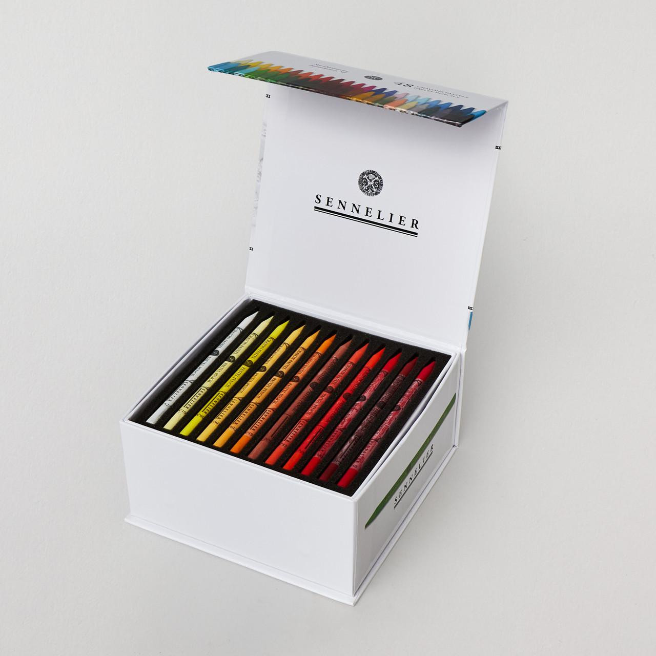 Sennelier Pastel Pencils Assorted Colours Set of 48 | Cass Art