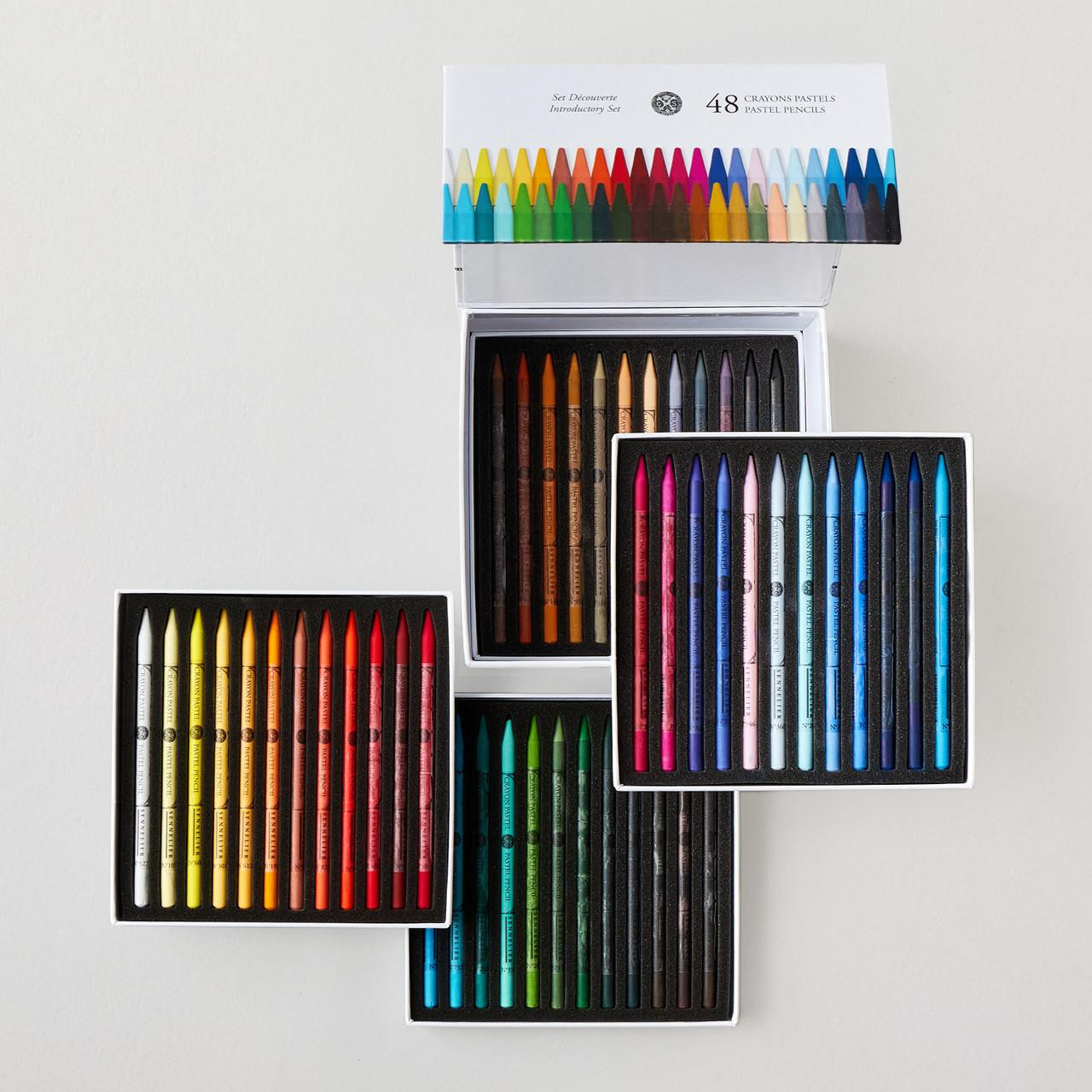Sennelier Pastel Pencils Assorted Colours Set of 48 | Cass Art