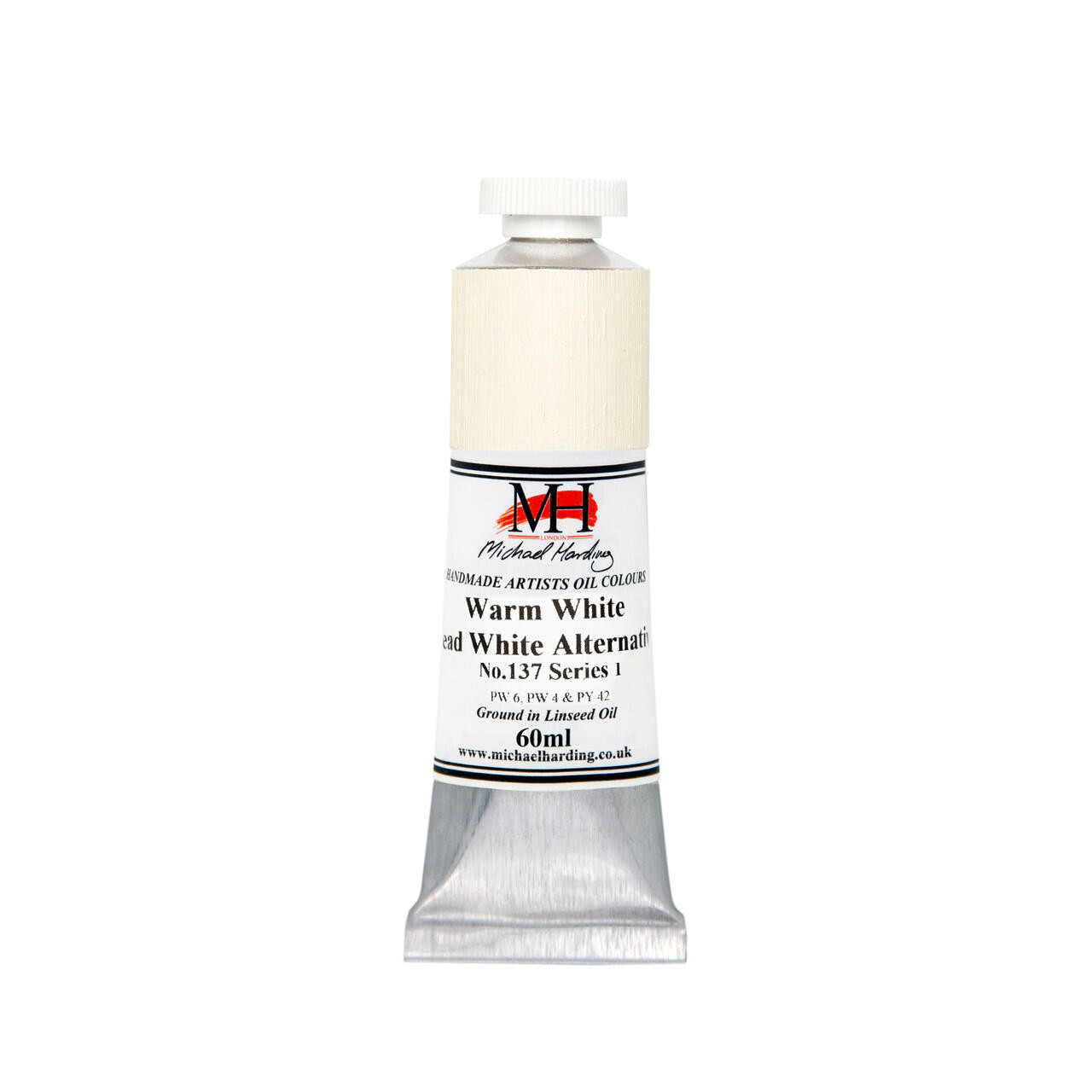 Michael Harding Oil Paint 60ml Warm White (Lead White Alternative