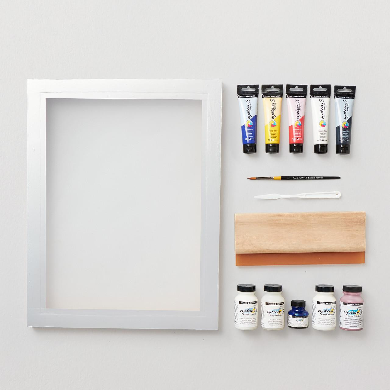 Daler Rowney System 3 Set Serigrafia - Colori Acrilici Base Acqua Per Artisti E Studenti