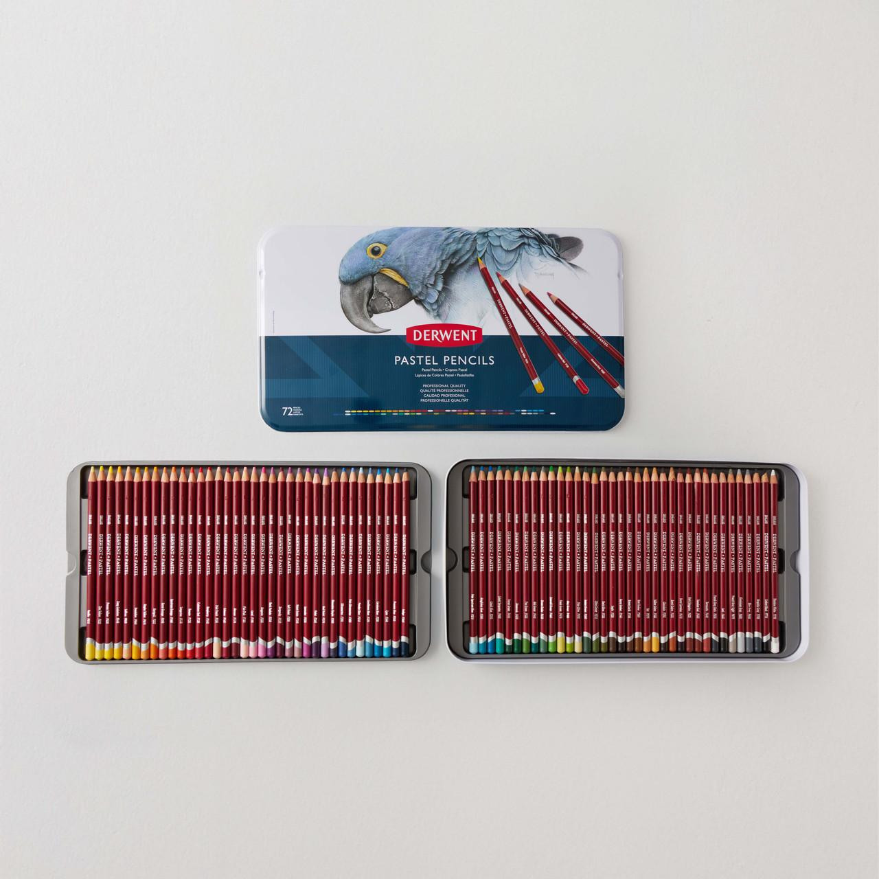 Derwent Pastel Pencil Tin Set of 72 | Cass Art