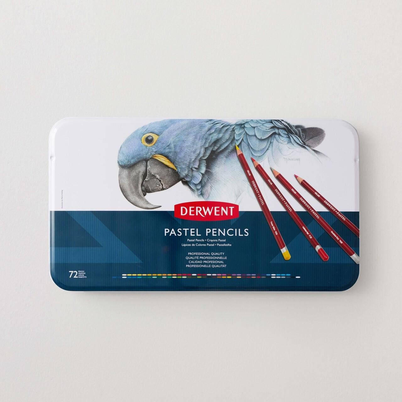 Derwent Pastel Pencil Tin Set of 72 | Cass Art
