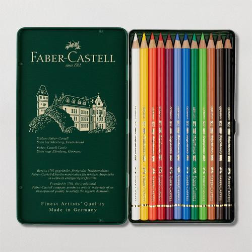 Faber-Castell Polychromos Artist Assorted Coloured Pencils in a