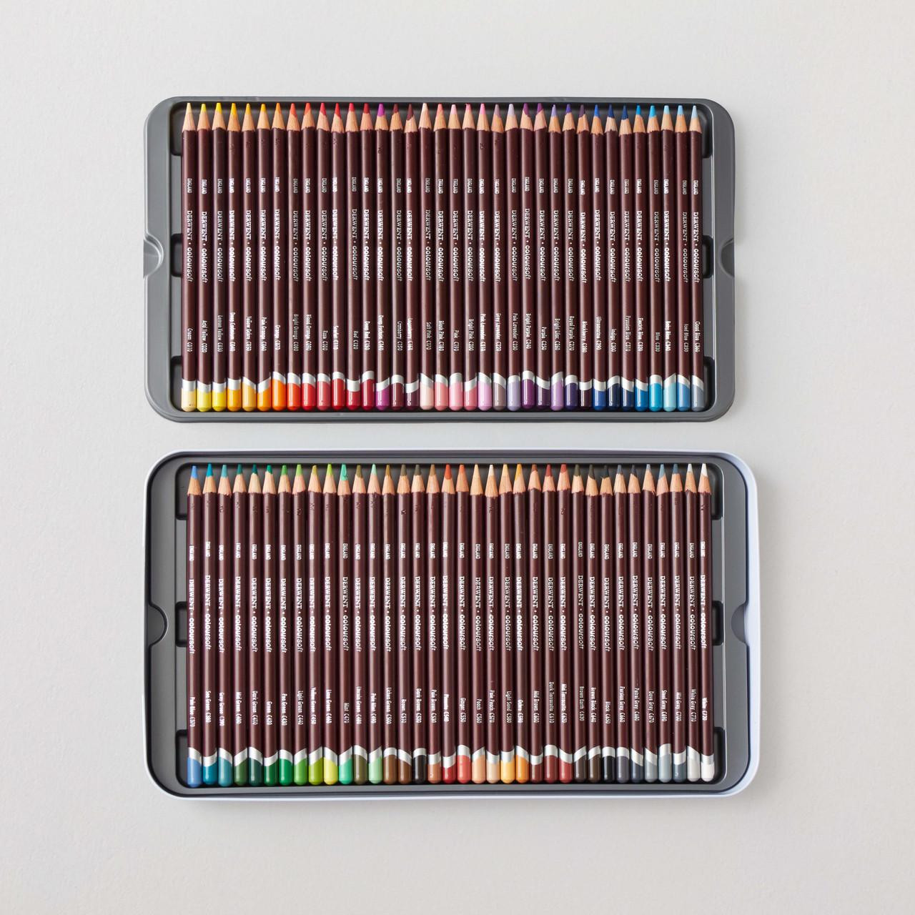 Derwent Coloursoft Tin Set of 72 | Cass Art