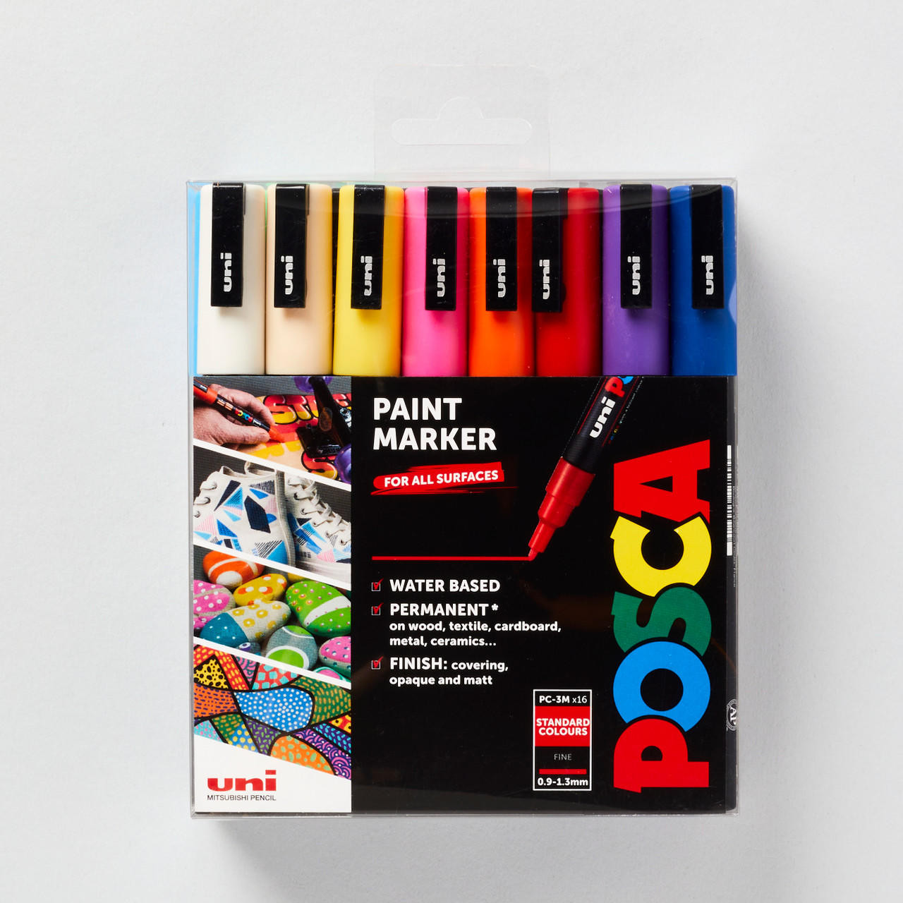 POSCA 16-Pack 3m Multi Paint Pen/Marker