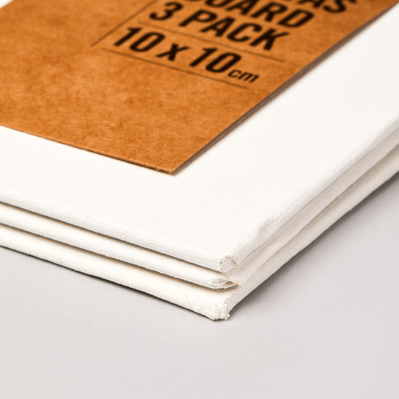 ARTIST’S GESSO BOARD 10×10cm 10個セット Cass Art Canvas Board 10 x 10cm Set of 3 | Cass Art