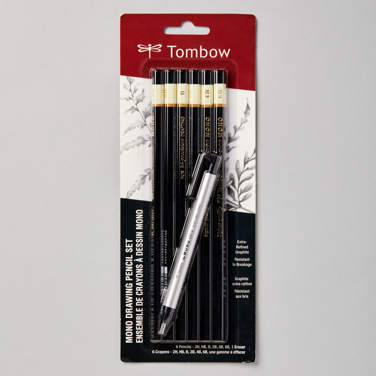 Tombow Mono Drawing Pencil Set Of 6