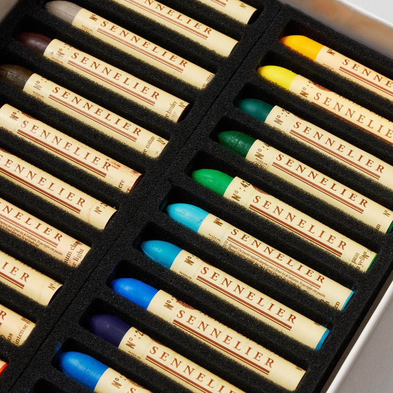 Sennelier Artists' Classic Oil Pastel Assorted Colours Set of 24