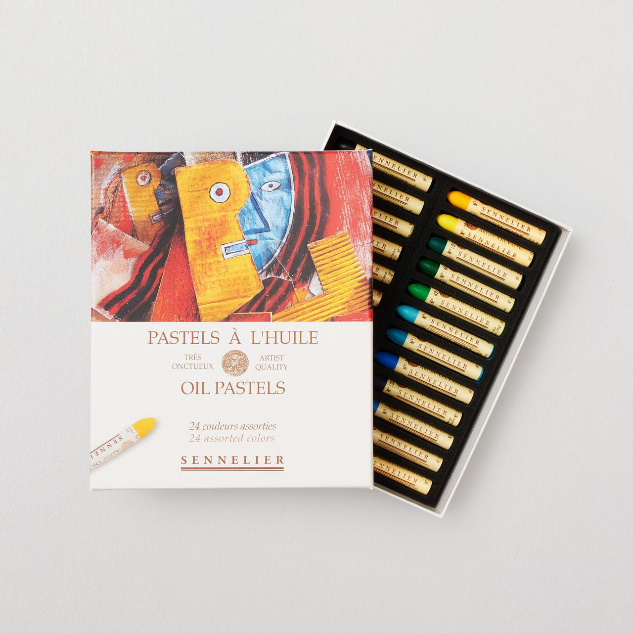 Sennelier Artists' Classic Oil Pastel Assorted Colours Set of 24