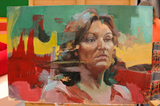 Christian Hook & Laura Quinn win 3rd heat of Sky Arts Portrait Artist of the Year 