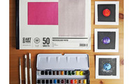 How to: extra-terrestrial worlds with Winsor & Newton watercolour