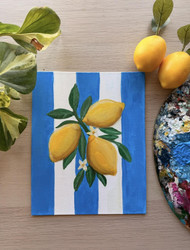 Summer Acrylic Painting Workshop: Lemon