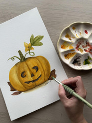 Botanical Watercolour for Beginners: Halloween Edition