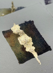 FESTIVE GREETING CARDS WITH GOLD LEAF & IRIDESCENT WATERCOLOUR