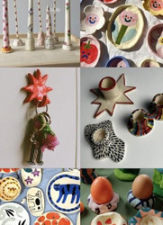 KIDS' CLAY CHRISTMAS GIFT MAKING